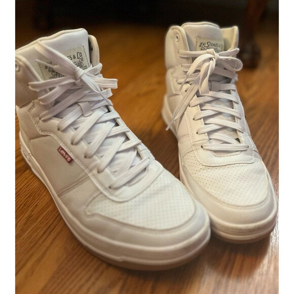 Levi's Drive Hi High Top Sneakers | Men's US 10.5 Women's US 12 | NWOB* - Picture 3 of 8